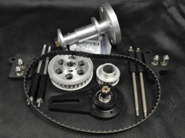 Ford SB-BB FUEL PUMP BELT DRIVE  NO  MOTORPLATE   with 4 or 7 bolt Balancer